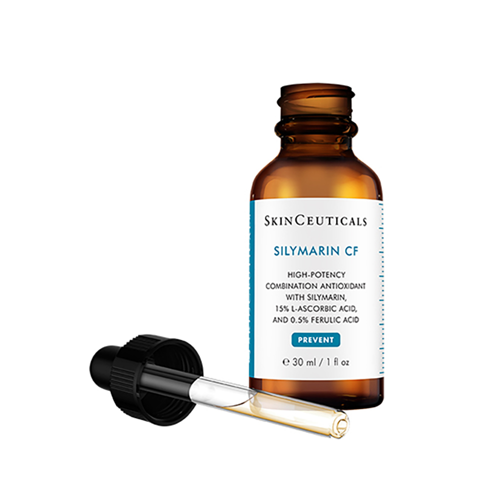SkinCeuticals Silymarin CF Siero antiossidante con Vitamina C pura ideale per pelli grasse 30 ml