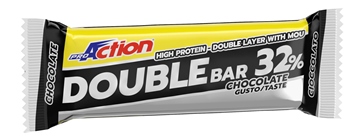 ProAction Double Bar 32% Barretta Proteica Gusto Cioccolato Caramello 60 g