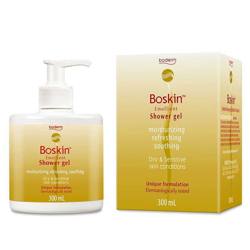 Boskin Doccia Gel Emollinente Corpo e Capelli 300 ml