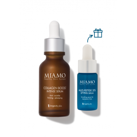 Miamo cofanetto Collagen Boost Intense Serum 30 ml + Multi Peptide 20% Lifting Serum 10 ml 