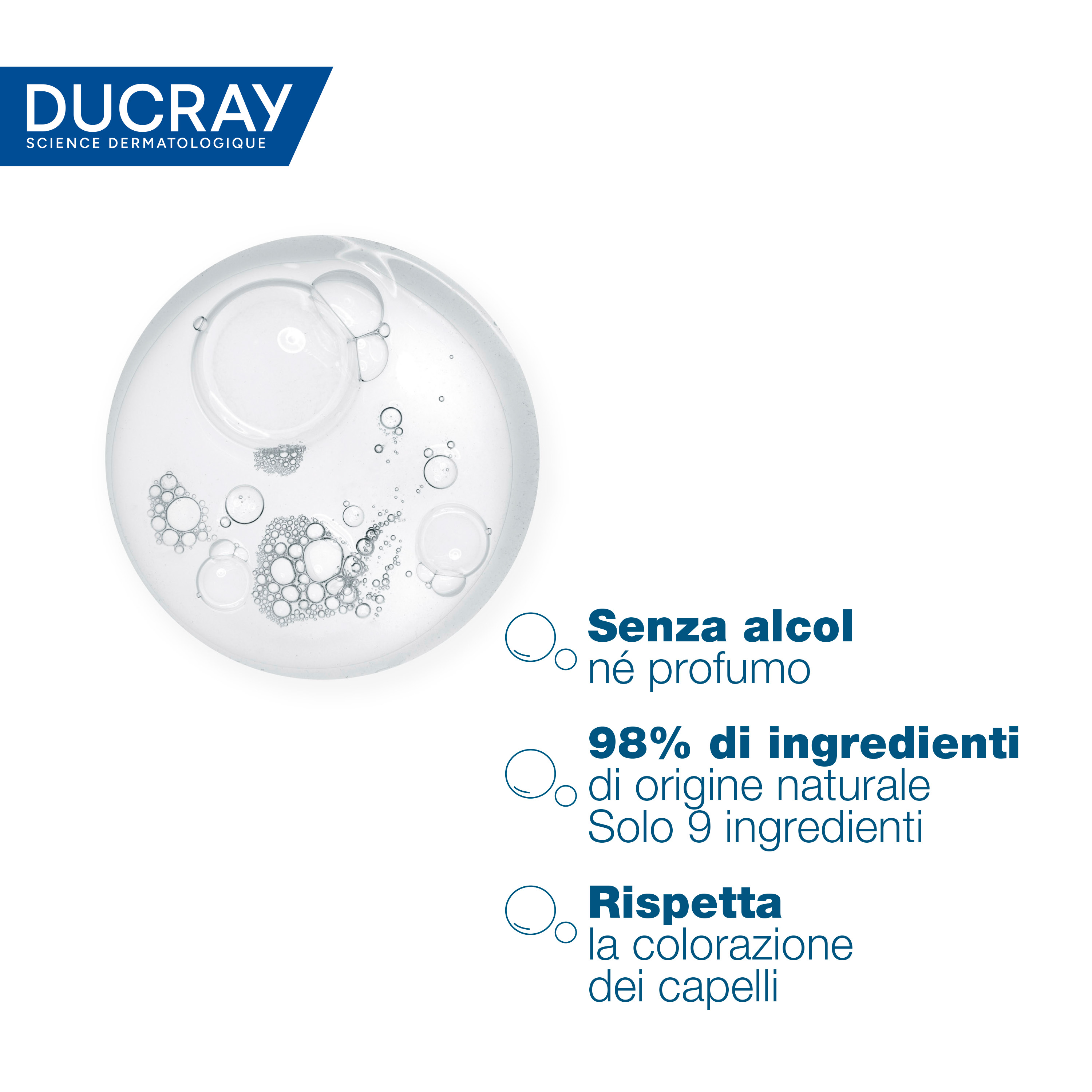 Ducray Sensinol Shampoo trattante, cuoio capelluto sensibile e reattivo, 200ml