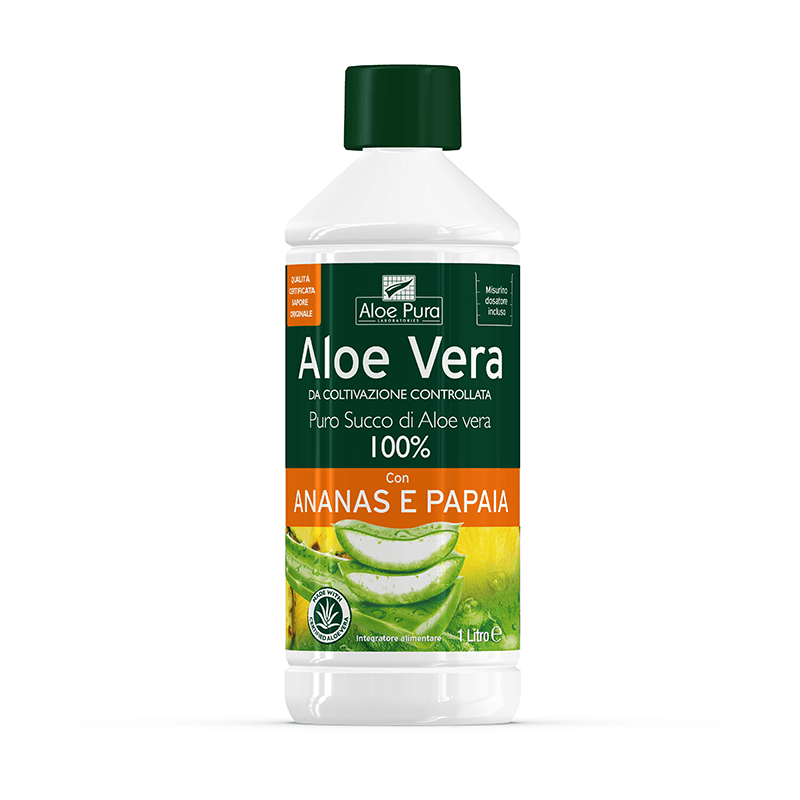 ALOE VERA SUCCO ANANAS E PAPAYA 1 LT