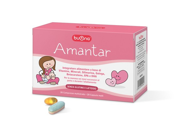 Buona Amantar Integratore multivitaminico per la mamma 20 compresse + 20 capsule
