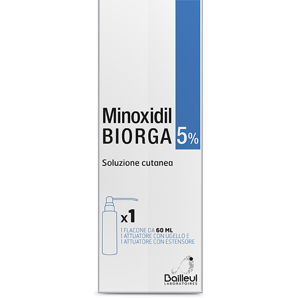 Minoxidil Biorga - Soluzione Cutanea 5% - 60 ml