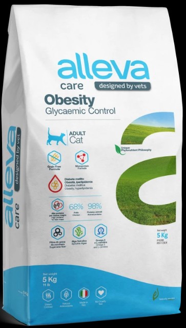 ALLEVA CARE CAT ADULT OBESITY GLYCEMIC CONTROL KG 5 - P10288