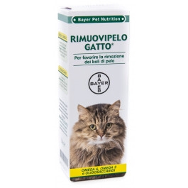 Bayer Pet RIMUOVIPELO Gatto Integratore Per Rimozione Dei Boli Tubo 50 g