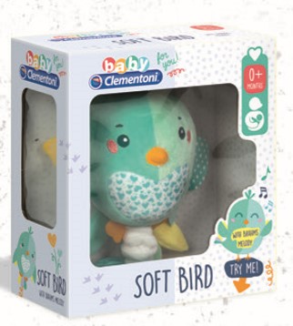 CLEMENTONI BABY PM MORBIDO UCCELLINO