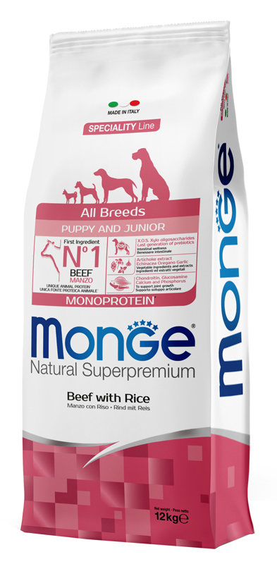 MONGE ALL P MANZO/RISO 12KG