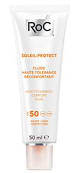 RoC Soleil Fluido Comfort Solare Viso SPF 50 Elevata Tollerabilità 50 ml