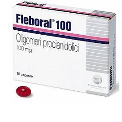 Fleboral 100 mg Integratore Microcircolo 15 Capsule 