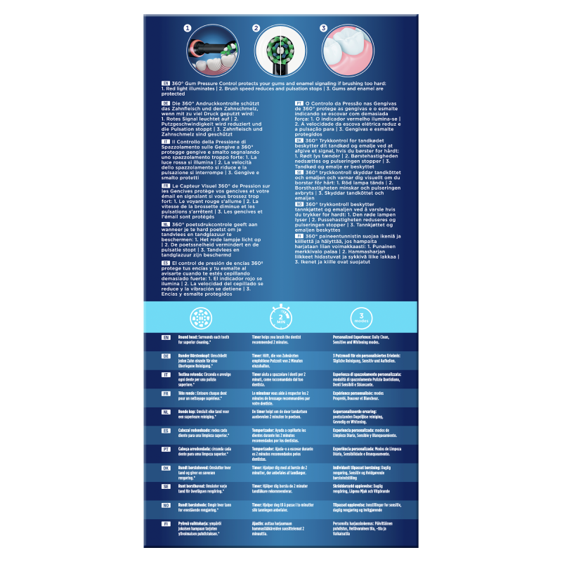 Oral-B Spazzolino Elettrico Ricaricabile Pro 3 3000 Nero