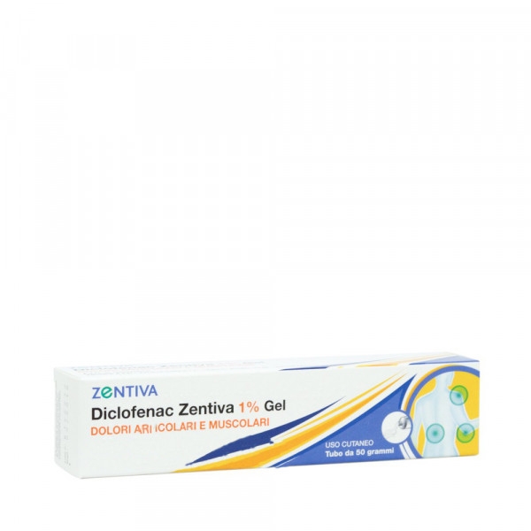 Diclofenac Zentiva 1% Gel Antinfiammatorio Dolori 50 g