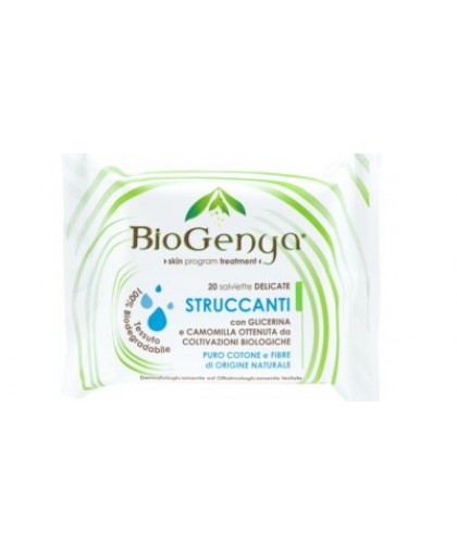 Biogenya Salviettine Struccanti Pelle Normale 20 Pezzi