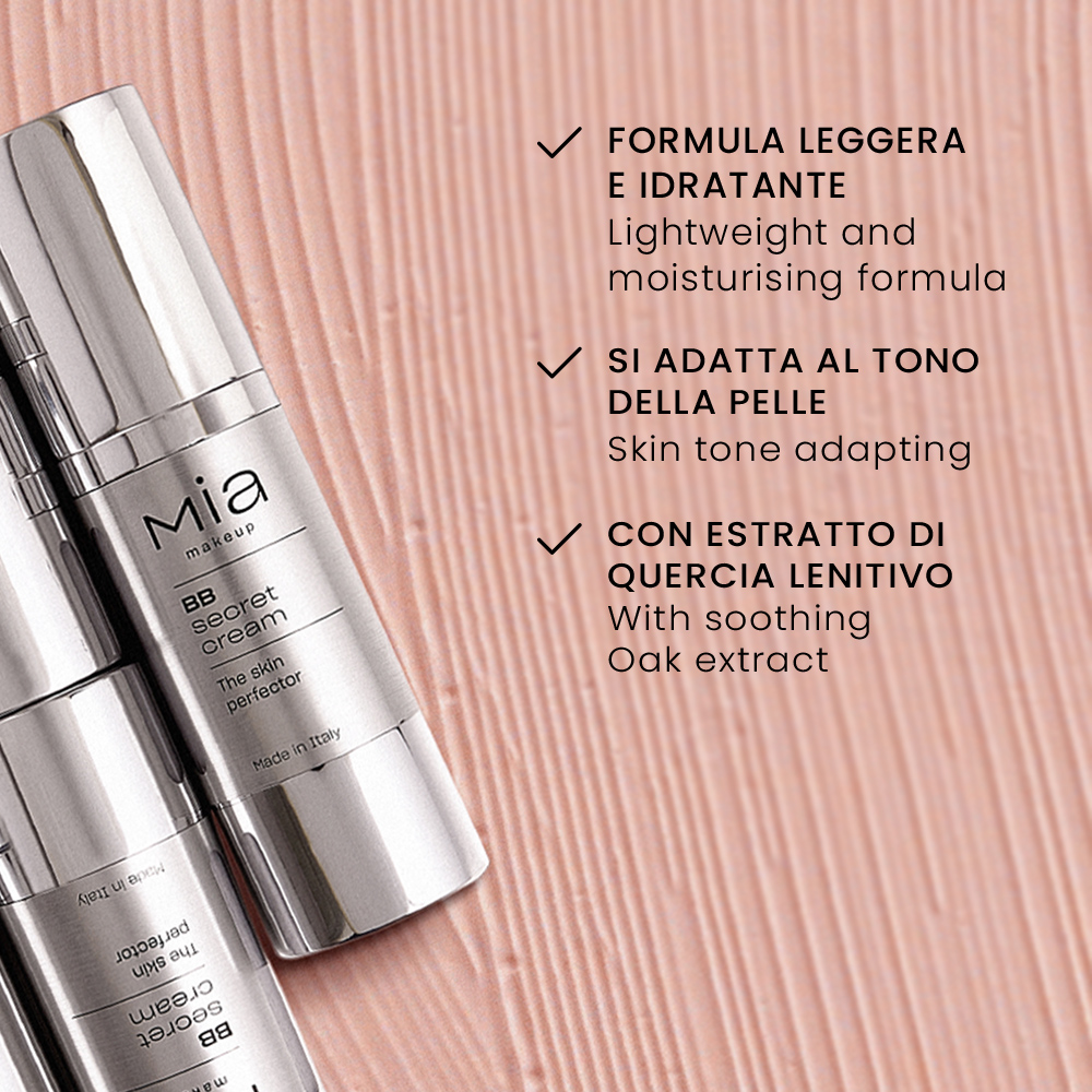 Mia Makeup - BB Secret Cream The Skin Perfector - Base Viso Colorata N.04 Light