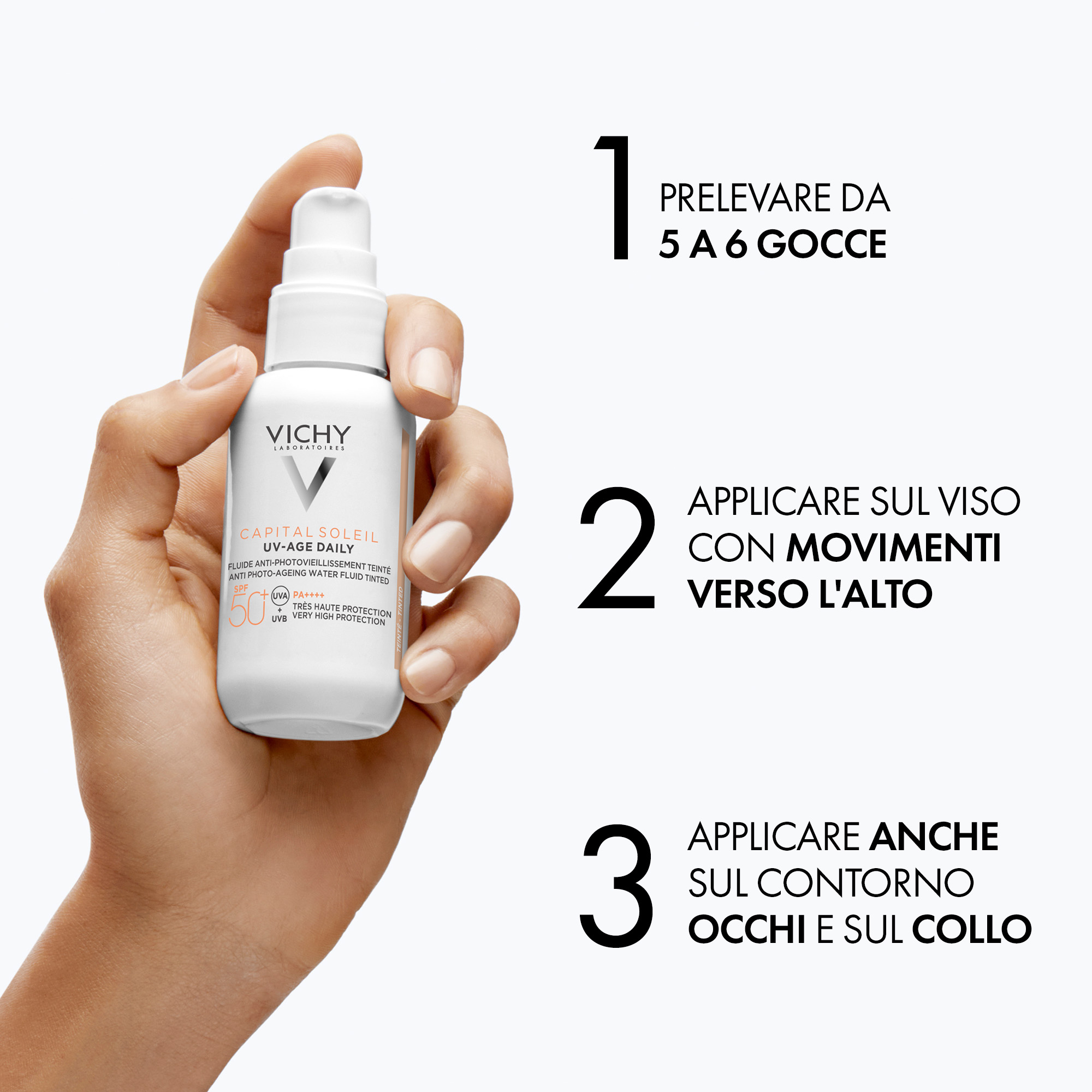 Vichy Capital Soleil UV-Age Daily SPF50+ Fluido Anti Fotoinvecchiamento Colorato 40 ml