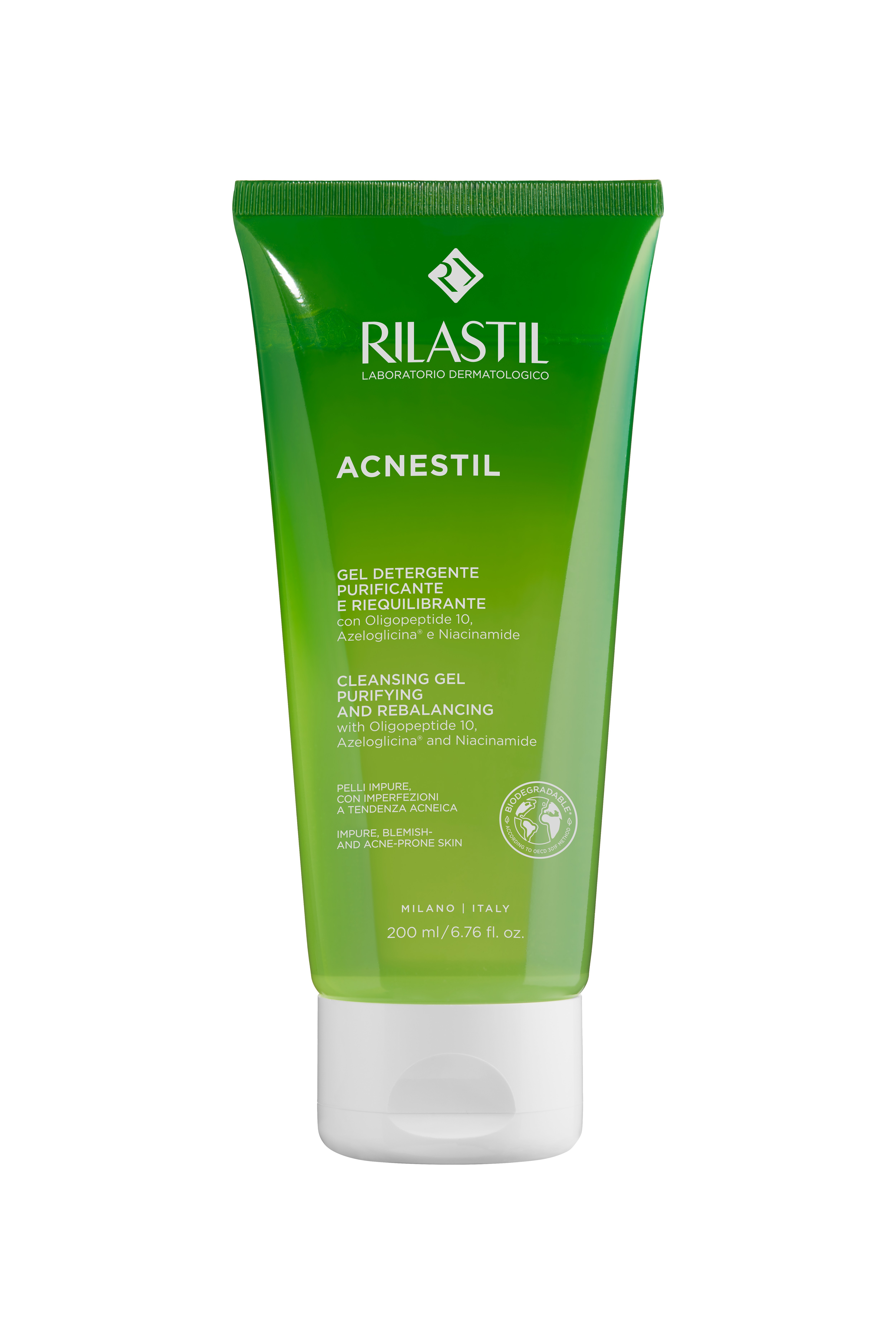 Rilastil Acnestil - Gel Detergente Purificante E Riequilibrante 200 ml