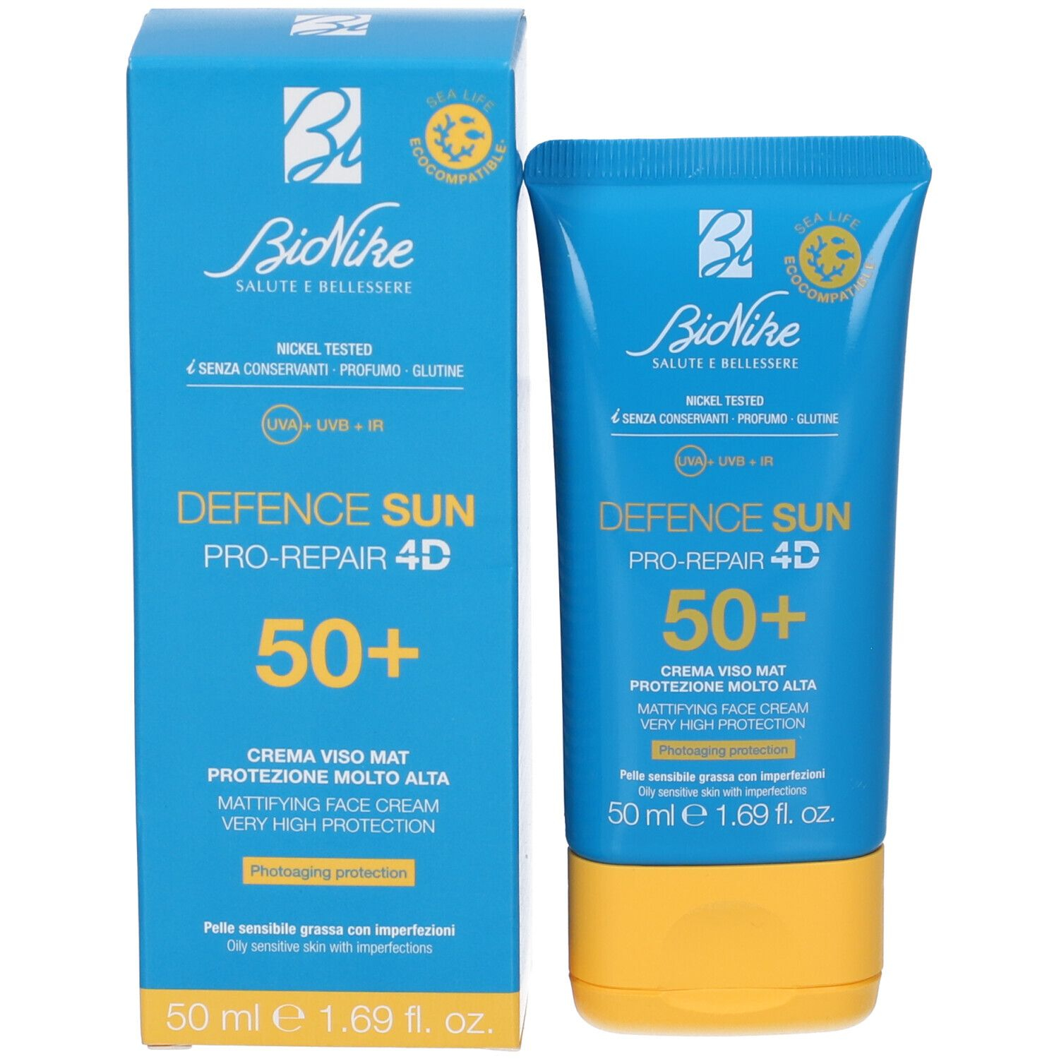 Bionike Defence Sun 50+ Crema Viso Mat 50ml 