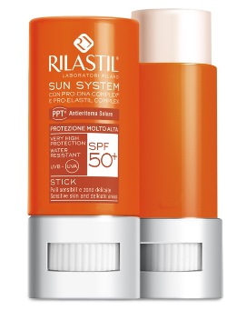 Rilastil Sun System Stick Solare Zone Sensibili SPF 50+ Protezione Viso 8,5 ml