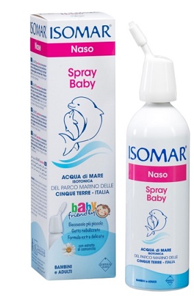 Isomar Naso Spray Baby alla Camomilla Acqua di Mare Isotonica 100 ml