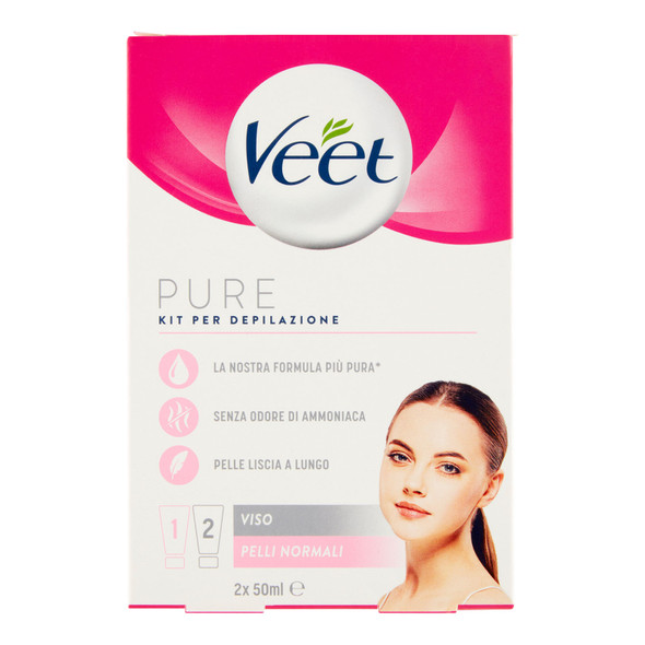 VEET KIT VISO PELLI NORMALI 2X50ML