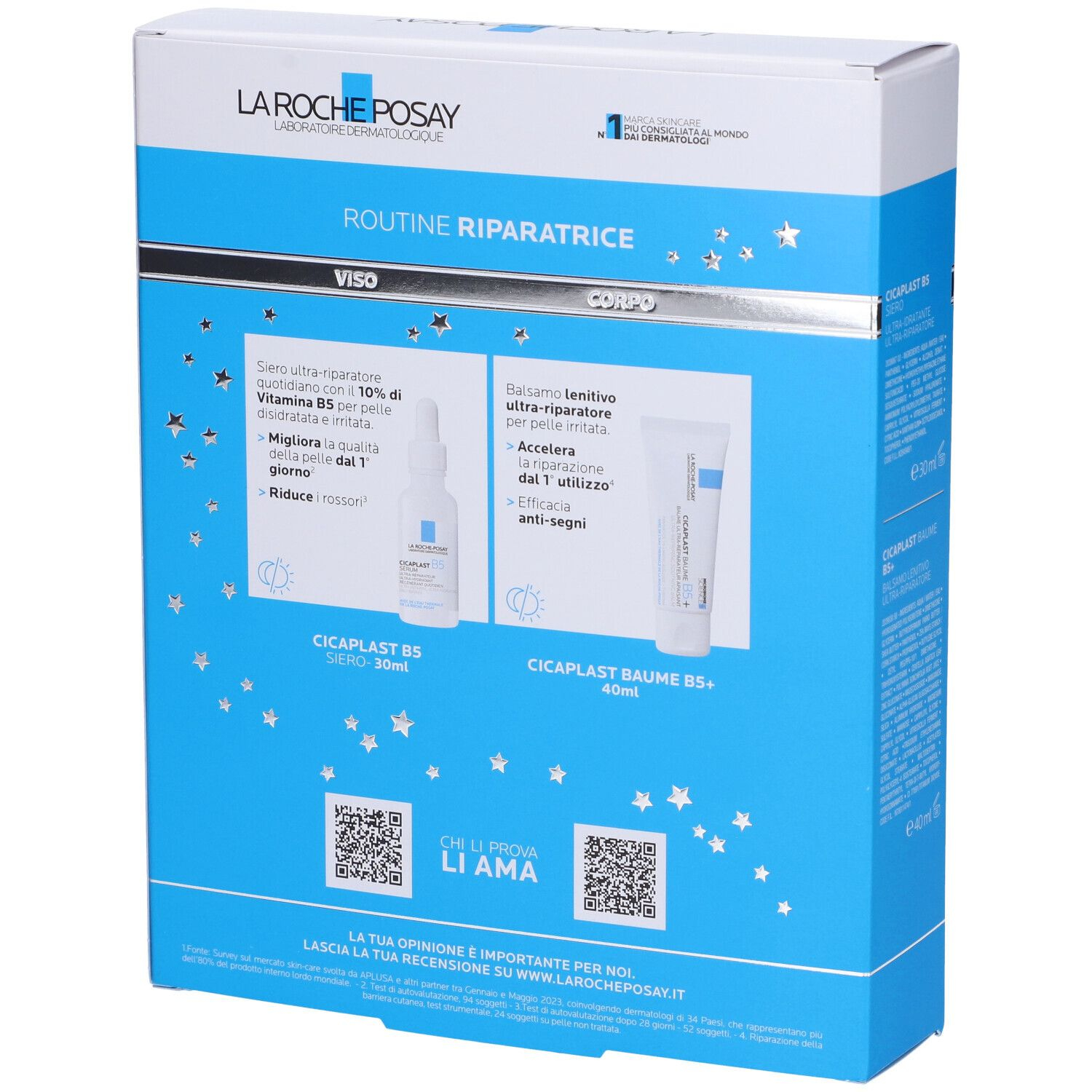 La Roche-Posay Cofanetto Limited Edition Routine Riparatrice con Cicaplast B5 Siero 30 ml + Cicaplast Baume B5+ 40 ml