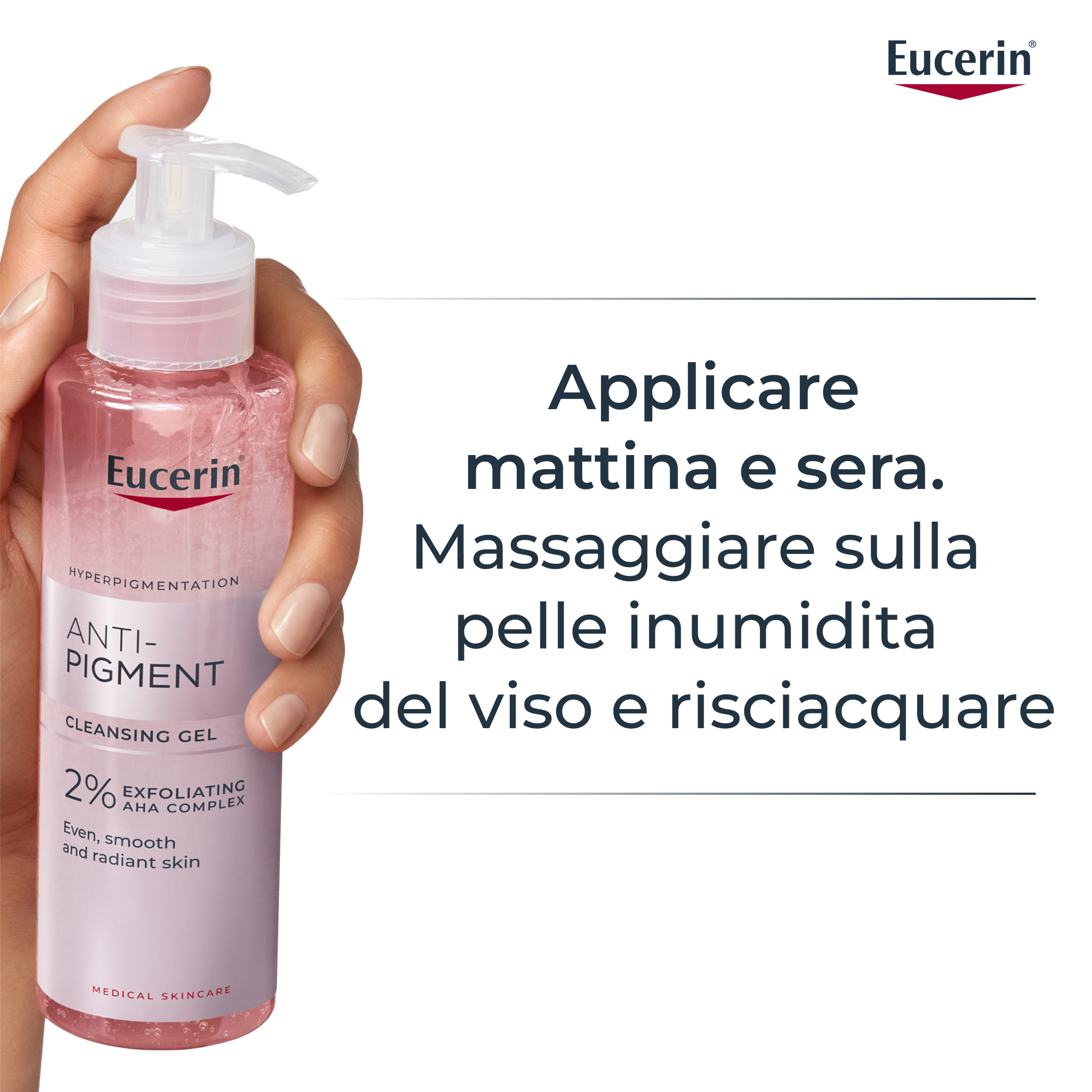 Eucerin Antipigment Gel Detergente Viso 200ml