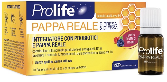 Prolife Pappa Reale integratore difese immunitarie 10 Flaconcini