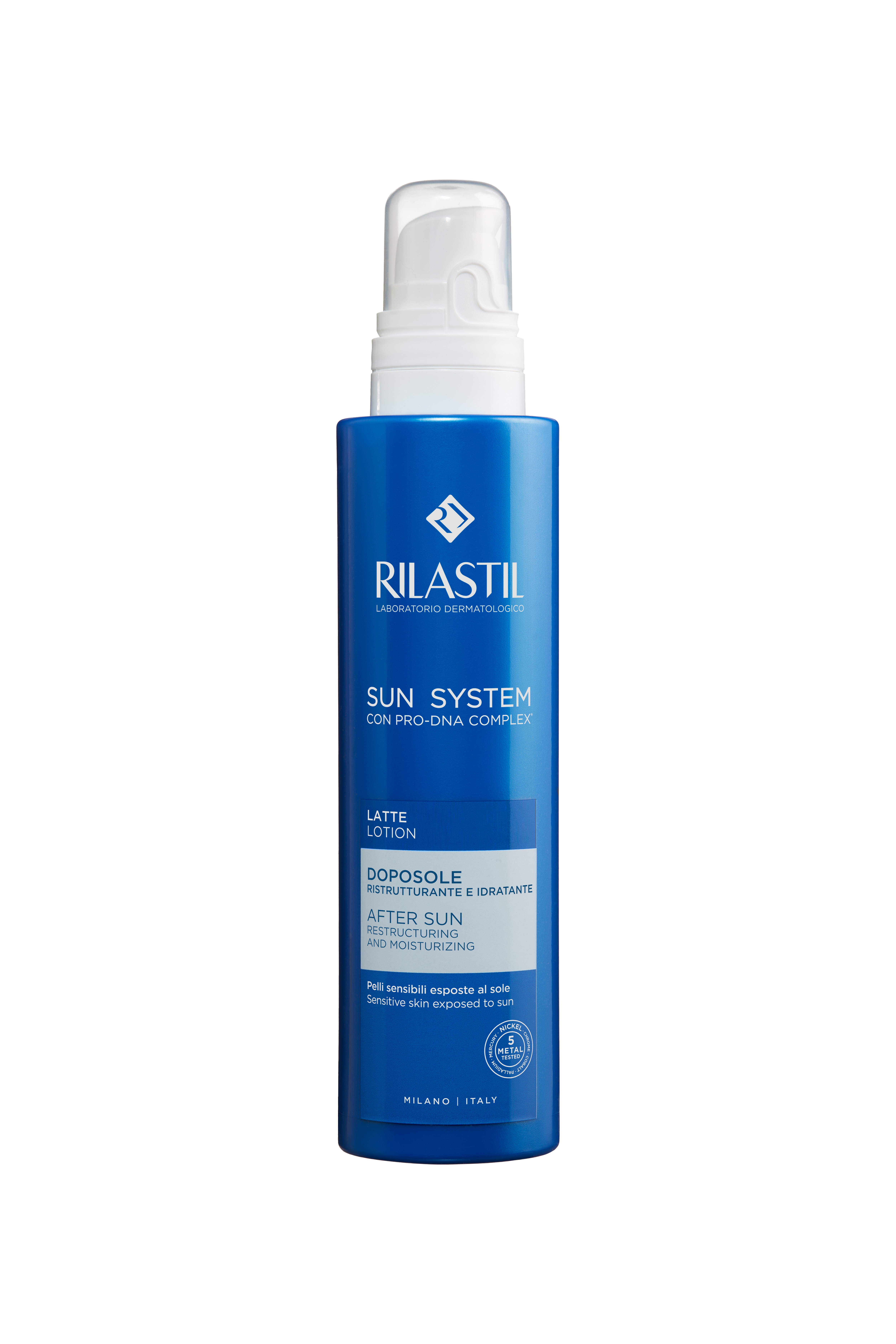 Rilastil Sun System - Latte Doposole Ristrutturante E Idratante Per Pelle Sensibile 200 ml