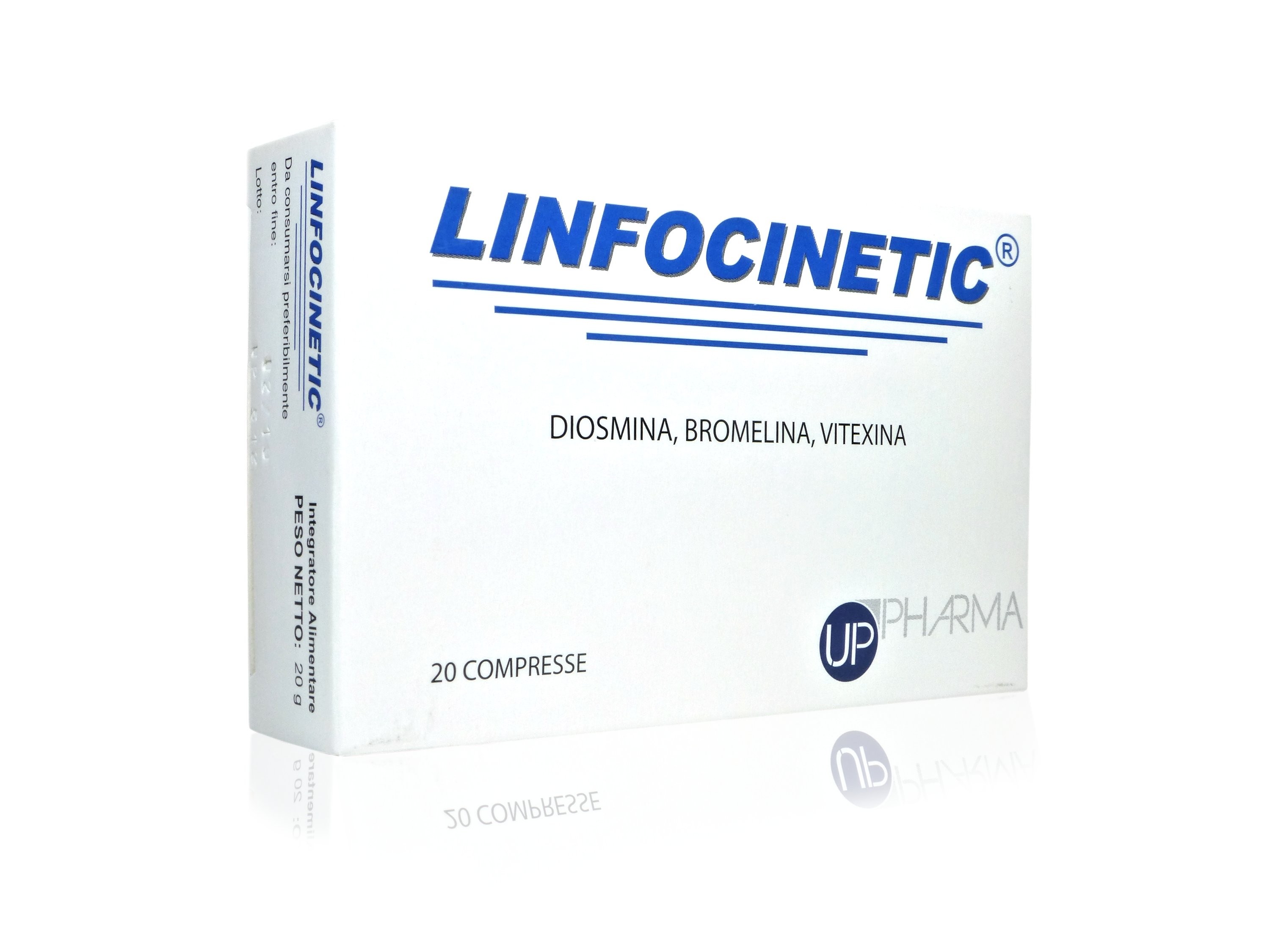Linfocinetic Integratore Microcircolo e Drenaggio Liquidi 20 Compresse