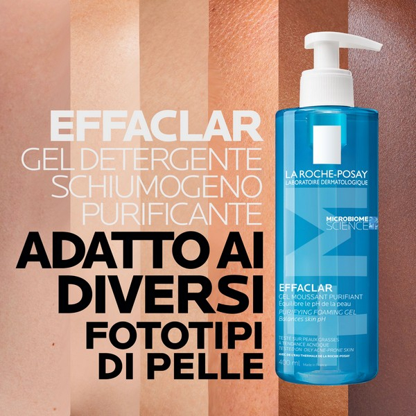 La Roche Posay Effaclar Gel MOUSSE Purificante Pelle Grassa e Sensibile 400 ml