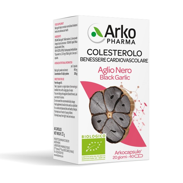 Arkocapsule Aglio Nero BIO Integratore Alimentare 40 capsule