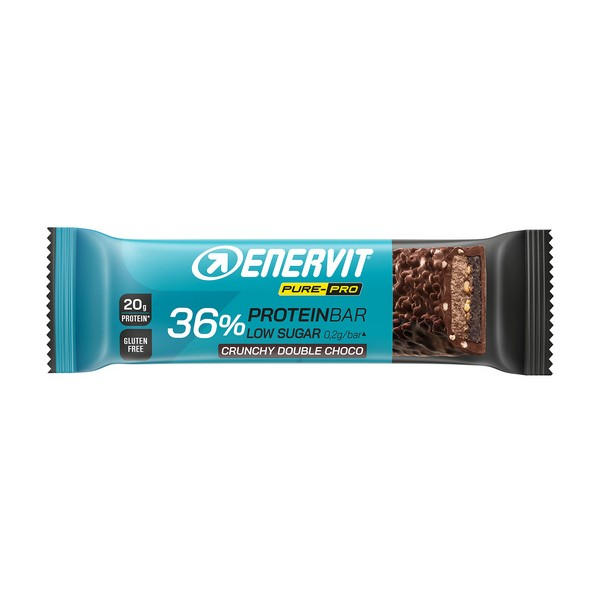 Enervit Pure Pro Protein Bar 36% Crunchy - Double Choco - barretta da 55gr