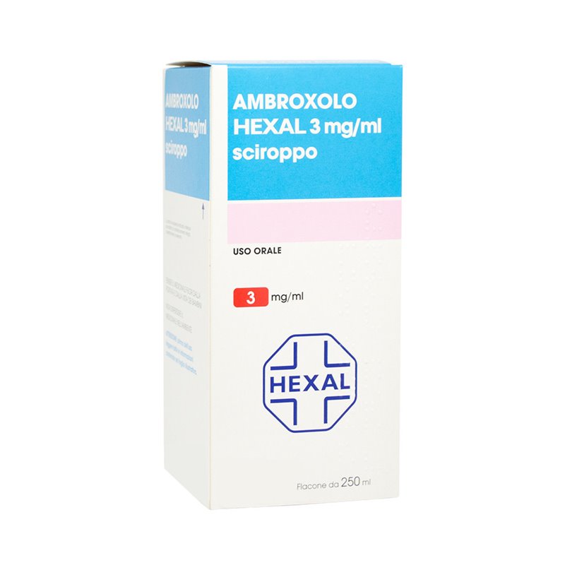 Ambroxolo Hexal 3 mg/ml Sciroppo Espettorante Flacone 250 ml