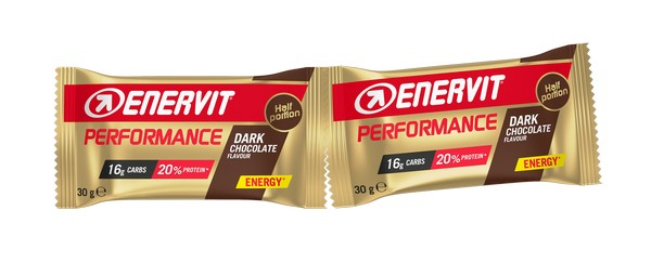 Enervit Power Sport Double Dark Barretta Cioccolato Extra Fondente 30 g