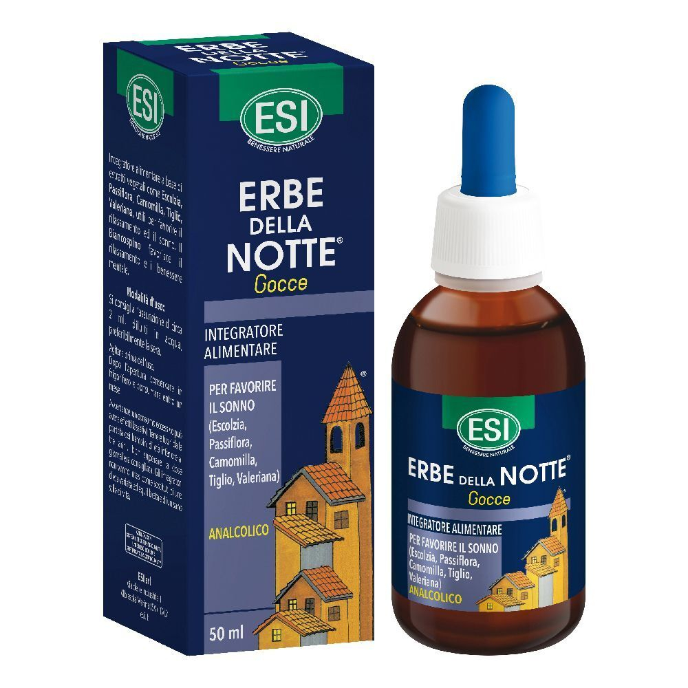 Esi Erbe Della Notte Integratore Sonno Gocce 50 ml