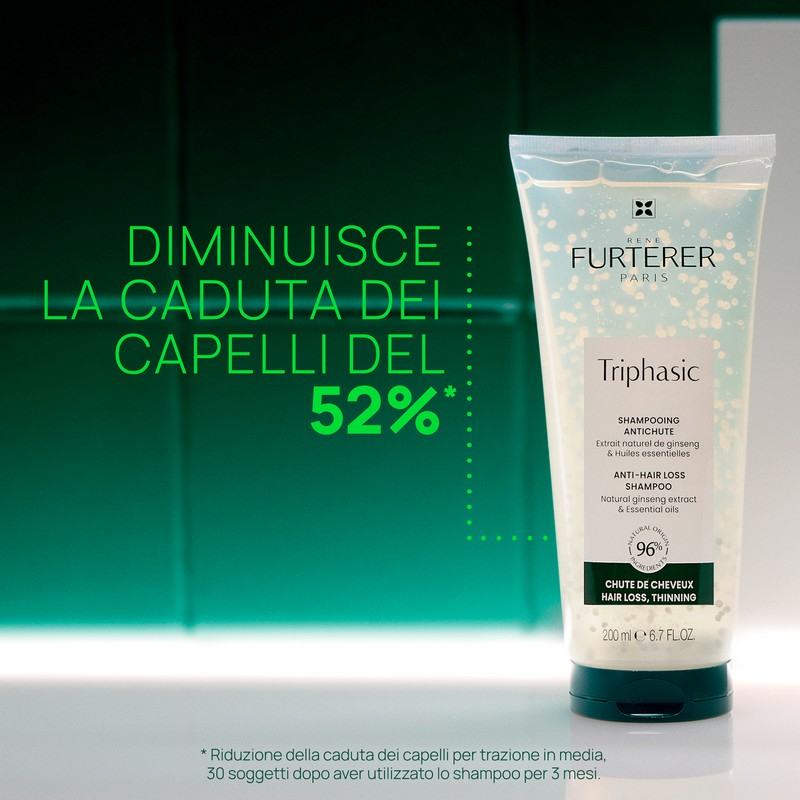 René Furterer TRIPHASIC - Shampoo contro la caduta - caduta dei capelli - agli olii essenziali 200 ml