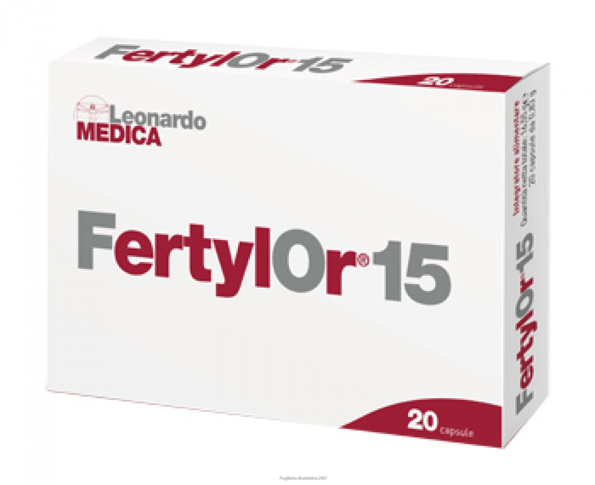 Fertylor 15 - Integratore per la fertilità maschile - 20 Capsule