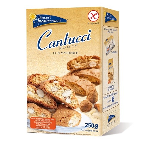 Piaceri Mediterranei Cantucci Con Mandorle Senza Glutine 250 g