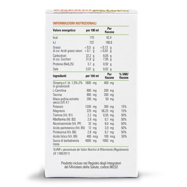 Energistar Power Integratore Energetico 6 Flaconcini