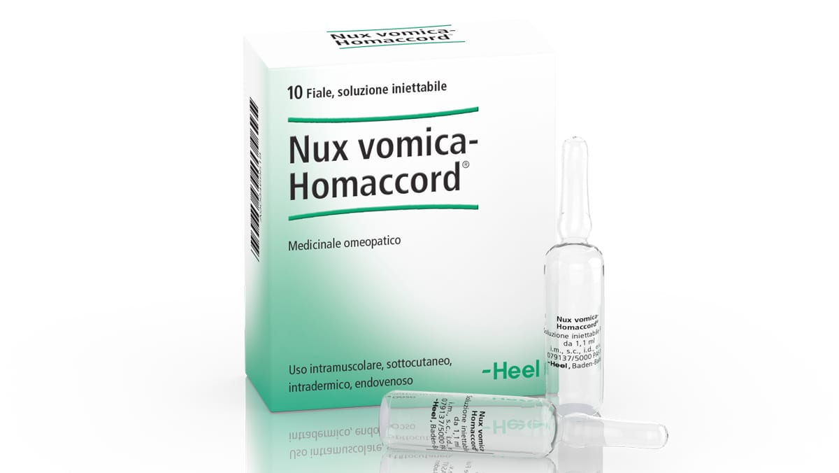 Guna Nux Vomica-Homaccord Medicinale Omeopatico 10 Fiale