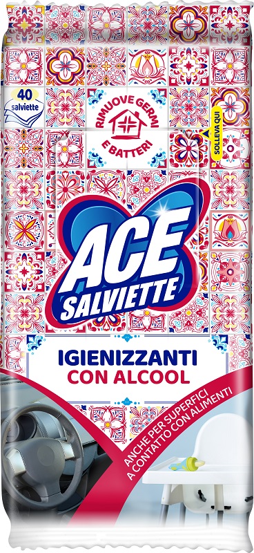 ACE SALVIET IGIEN ALCO 40PZ 0065