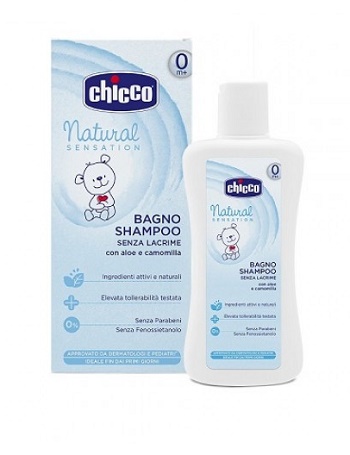 Chicco Natural Sensation Bagno Shampoo Senza Lacrime Bipacco 500+500 ml