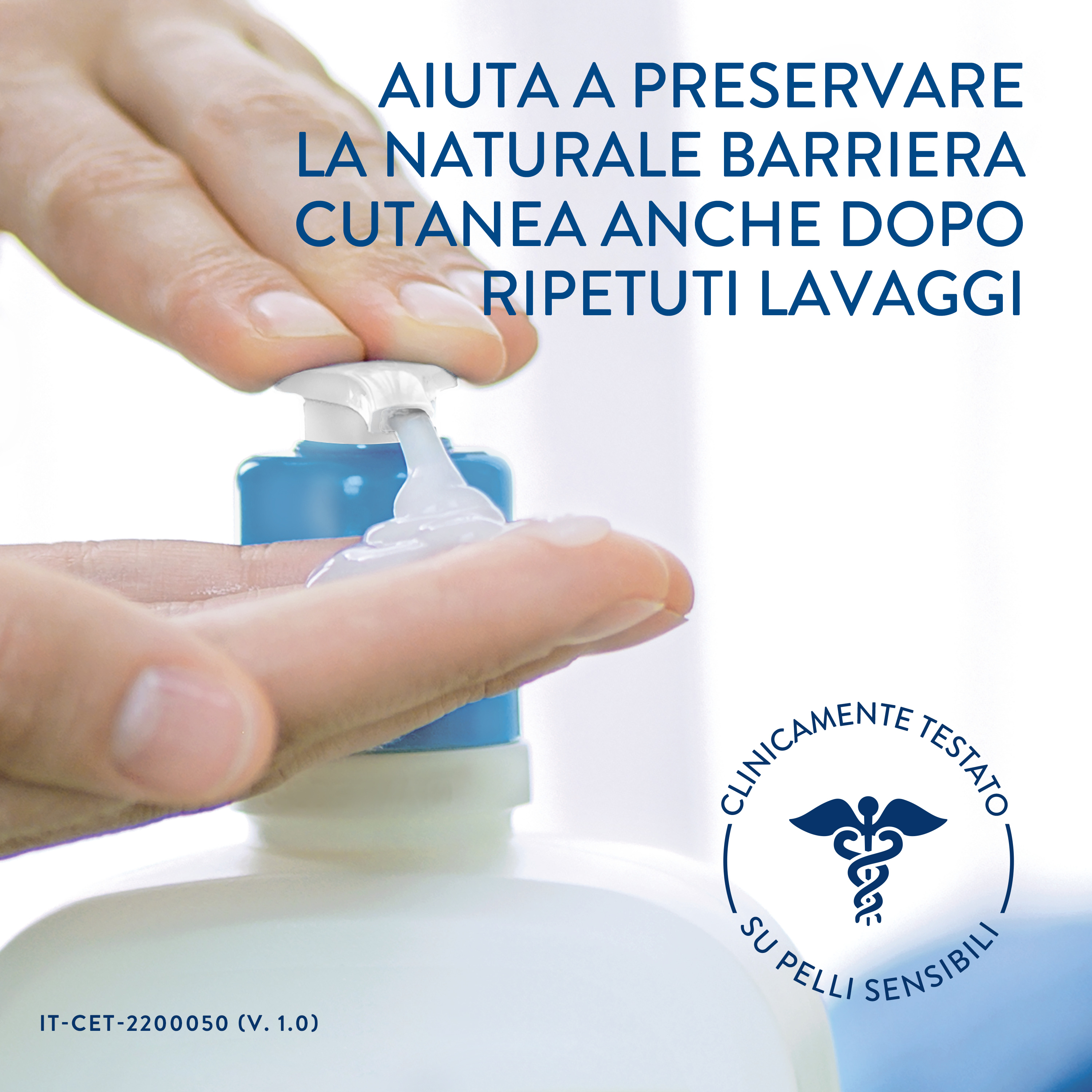 Cetaphil Emulsione Detergente Viso e Corpo, per Pelle Normale, Sensibile, Secca e Intollerante, Senza Profumo, Formato 470 ml