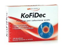 Kofidec Febbre e Raffreddore Limone E Miele 10 Bustine