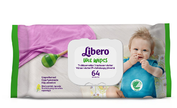 Libero Wet Wipes Salviette Detergenti 64 Pezzi