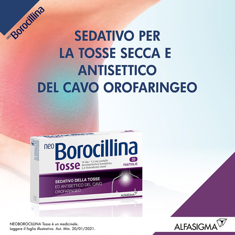 Neoborocillina Tosse 20 Compresse Orosolubili
