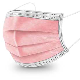 MASCHERINA CHIRURGICA ROSA 360MASK 10PEZZI