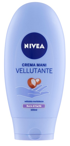 Nivea Crema Mani Vellutante 100ml, Crema mani idratante e profumata arricchita con Olio di Macadamia