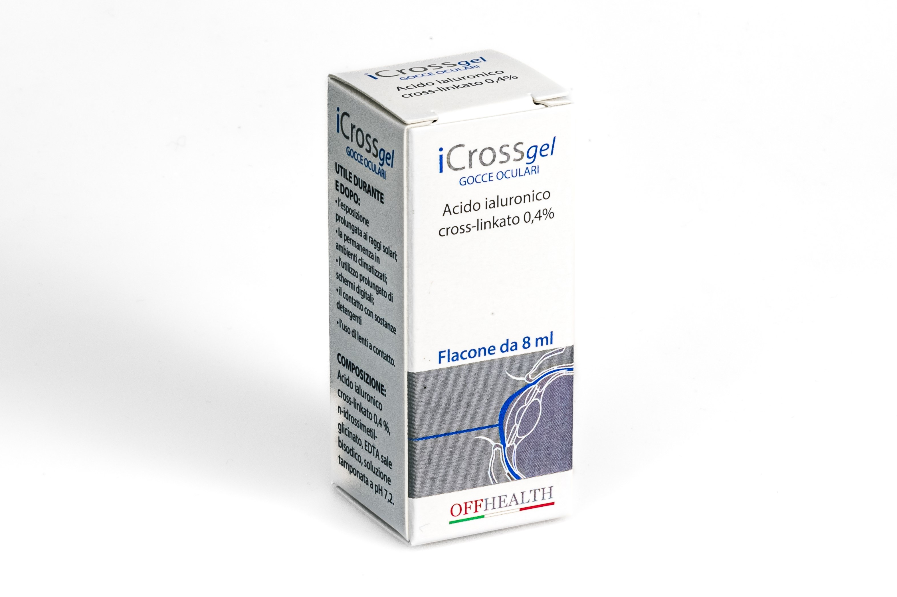 iCross Gel Gocce Oculari Lubrificanti 8 ml