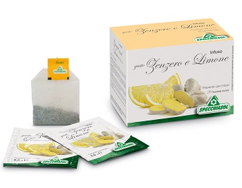Specchiasol Infuso Tè Gusto Curcuma Limone e Miele 20 Bustine